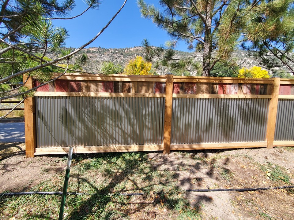 Fence Styles Agritek, Corrugated Metal Fence Designs